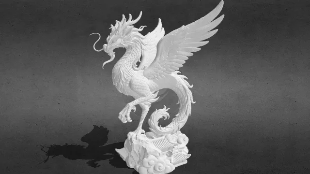 龙之九子 嘲风stl.stl