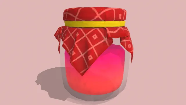 饮品果酱罐子布包盖子玻璃瓶子