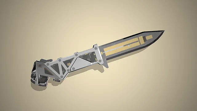 科技战术匕首  武器模型  战术便携  内置电路模块