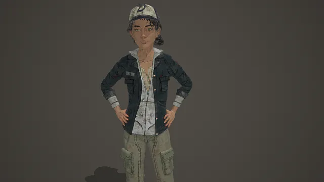 都市休闲风生存者角色模型