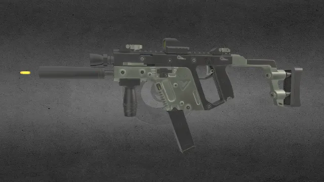 机关枪手枪武器军事装备道具