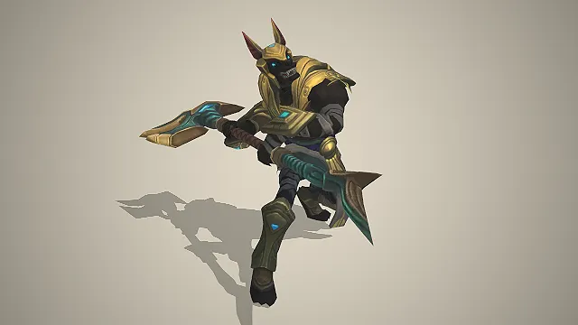 内瑟斯  沙漠死神  胡狼头  古埃及风  恕瑞玛