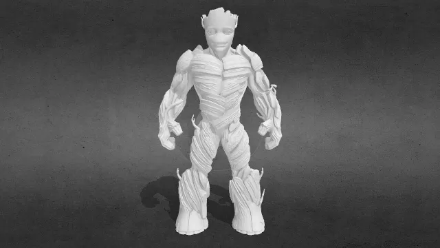 老格鲁特手办obj.obj