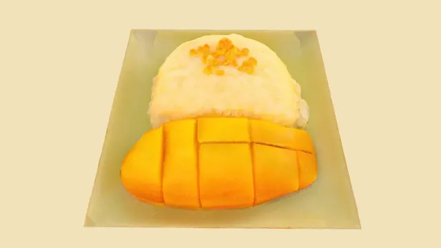 泰国芒果糯米饭食物水果