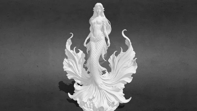 美人鱼001stl.stl