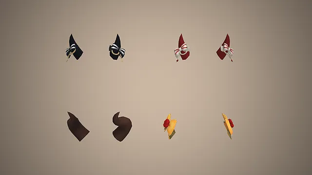 牛角配饰  头饰  恶魔角  卡通头箍  魔法道具