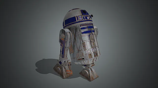 星战 R2 系列旧化机器人模型