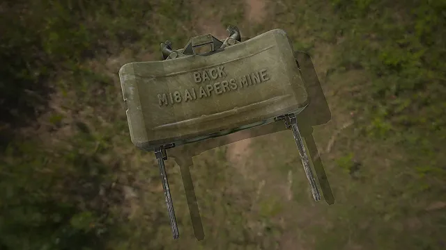 阔剑地雷  折叠式支架  破片杀伤地雷  军用爆破装备