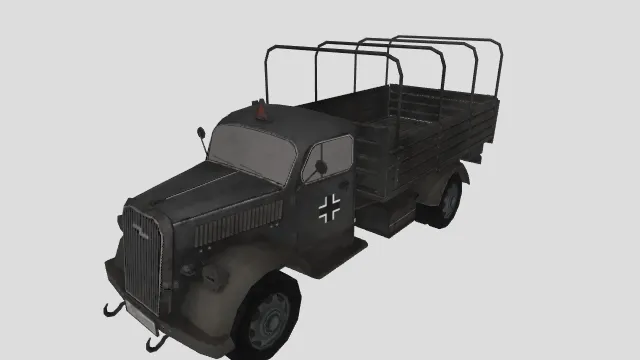 truck_black_5241  军事车辆  军车