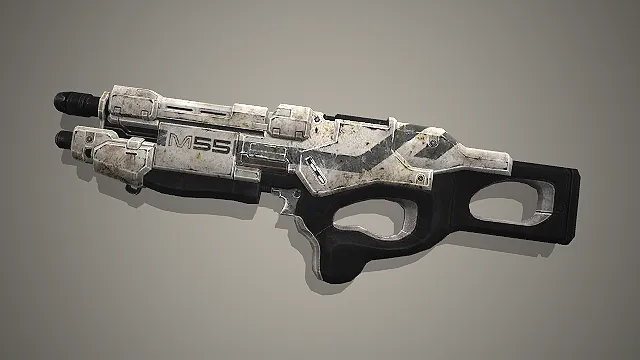 科幻枪械  未来武器  军事科幻  做旧涂装