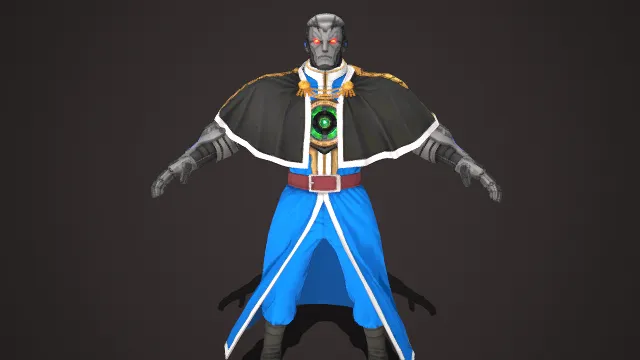 科技风  科幻指挥官  机甲造型  机械义体  统帅威严  胸口核心能量装置  星际指挥官  