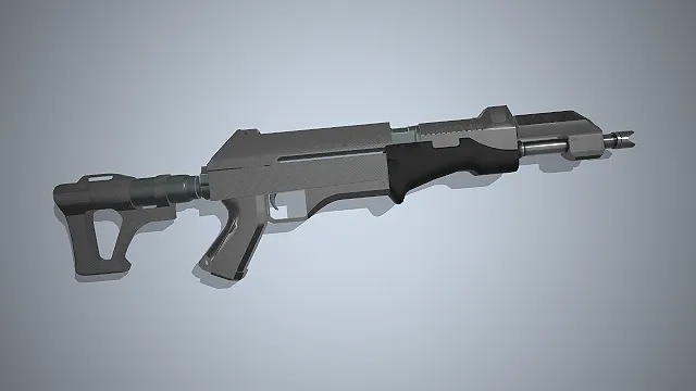 科幻突击步枪  科幻武器  赛博朋克  未来枪械