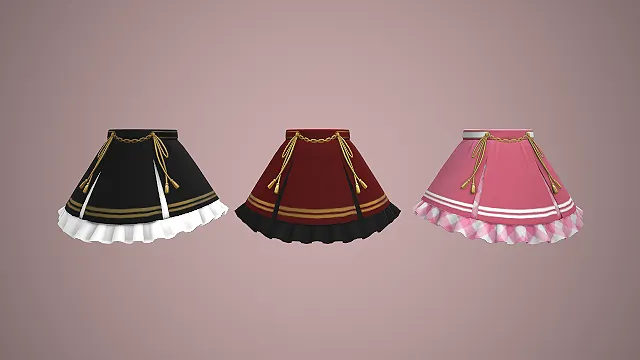 半身裙  荷叶边裙摆  学院风穿搭  百褶裙