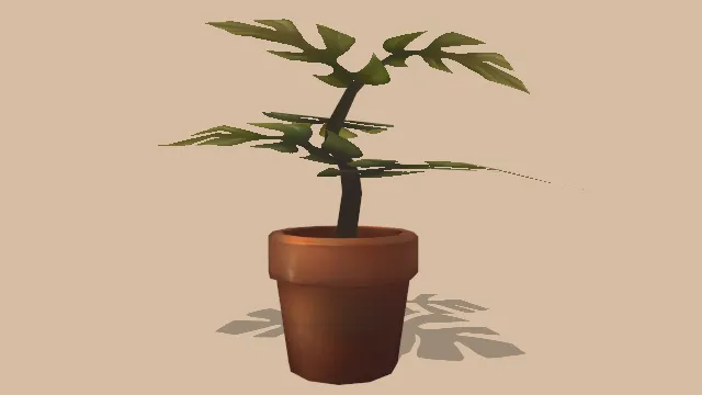 房屋植物盆栽叶子绿植