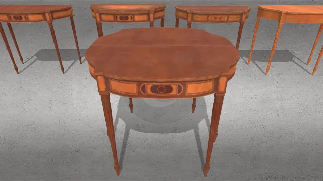 木制可拼接19世纪卡牌游戏桌家具组合