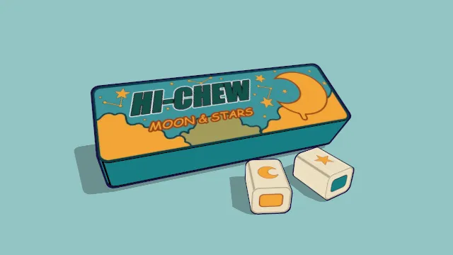 卡通风格口香糖糖果包装盒