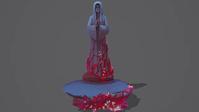 邪能侵蚀：腐化圣女雕像