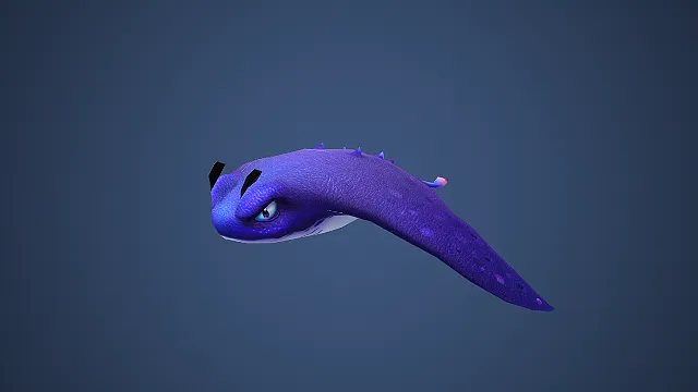 蝙蝠鱼  卡通拟人化  游戏宠物  海洋生物