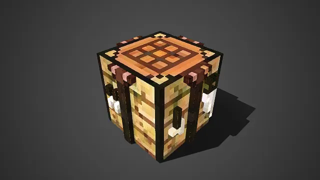 像素风格  制作台  我的世界主题  游戏道具  沙盒  简洁