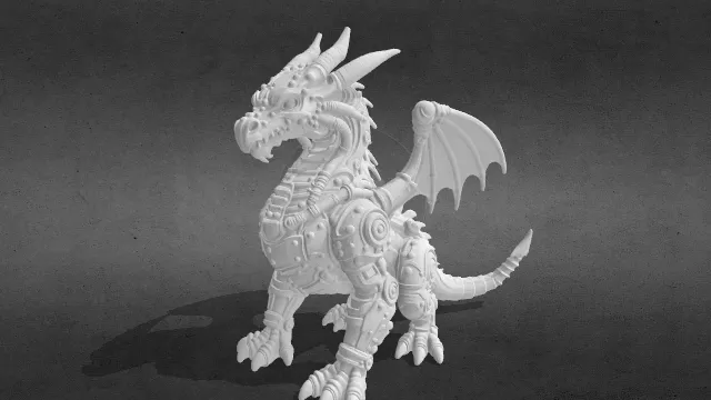 龙柴油朋克模型obj.obj