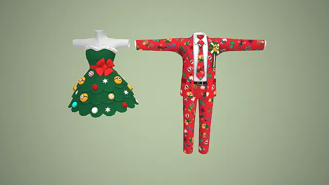 小黄人圣诞联名  造型裙  卡通动漫风  萌系节日风