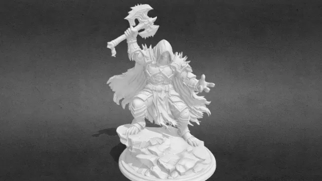 狼人瓦格林姆·影爪obj.obj