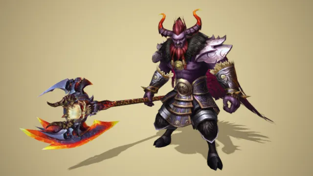 骨骼动画  仙侠游戏  牛魔王  boss  巨斧  全流程动画