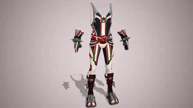 背心  紧身裤  手套  尖刺  手环