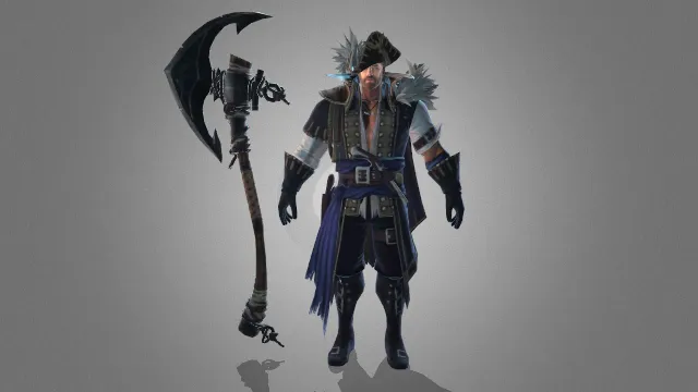 游戏模型 人物模型 加勒比海盗 游戏皮肤