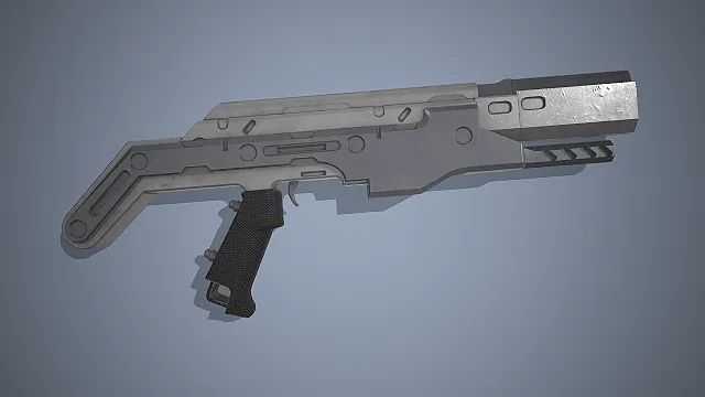 科幻步枪  未来枪械  科幻武器  无托结构