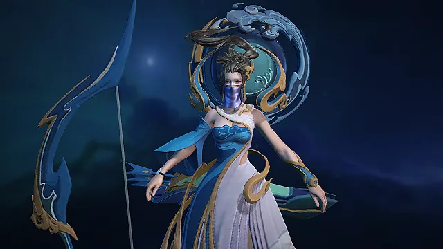 《王者荣耀》中伽罗的“太华”3D模型