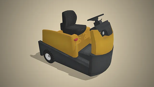 电动牵引车  工业设备  开放式驾驶舱  仓储物流工具