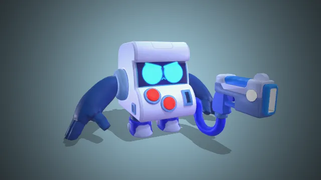 荒野乱斗  机器人  卡通风格  未来科技