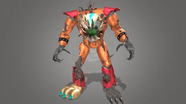 废墟弗雷迪机器人机械设备模型