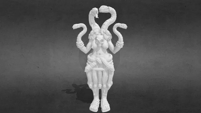 蛇神stl.stl