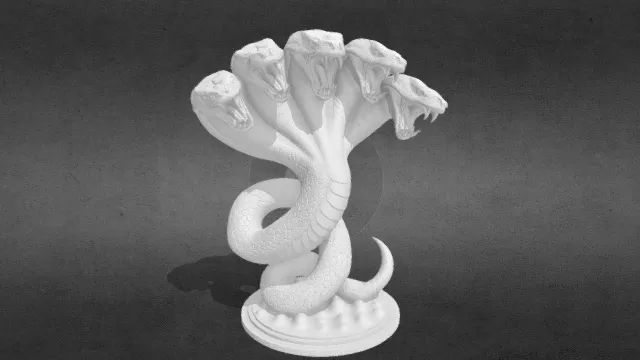 自然生物  五头蛇 九头蛇 多头蛇