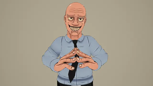 3D卡通风格人物角色模型，创意设计（3D角色、卡通风格、写实风，角色设计主题）