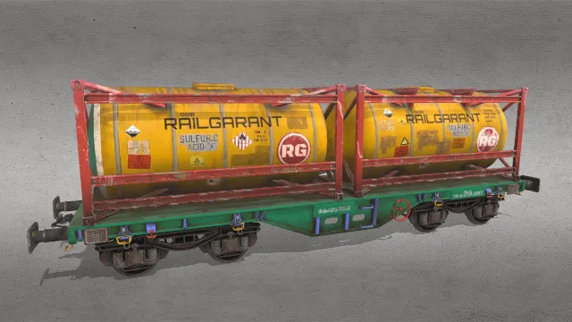 运输工业用品车厢铁制圆筒