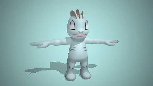 腕力  宝可梦  格斗属性  卡通形象  开朗姿态