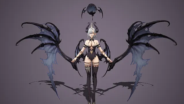 女王   游戏boss   魔法战士   术士   美女  恶魔女王