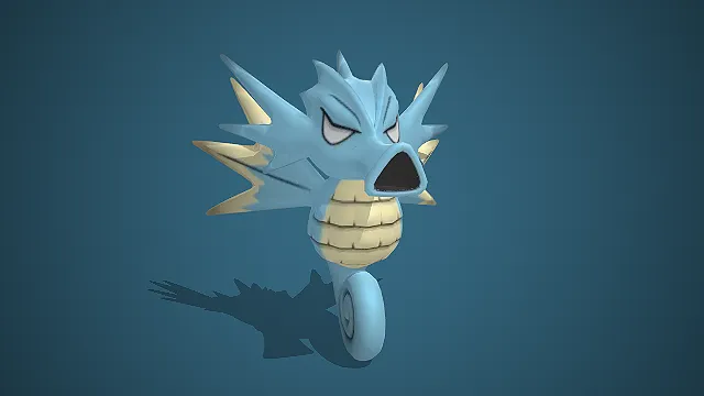 海刺龙  海马造型  卡通形象  宝可梦