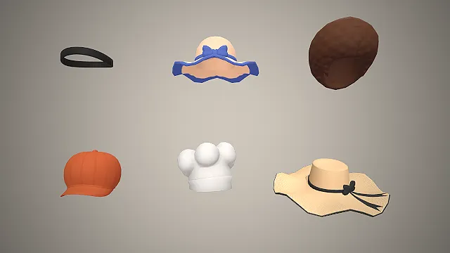 卡通帽子  时尚配饰  造型装饰  可爱风格