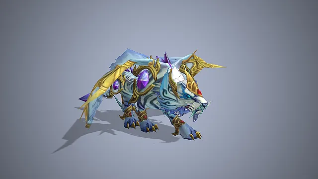 冰晶魔虎  奇幻坐骑  仙侠风  神兽坐骑  魔法猛兽