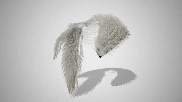 黑神话  狐狸围脖  道具  游戏模型   衣服