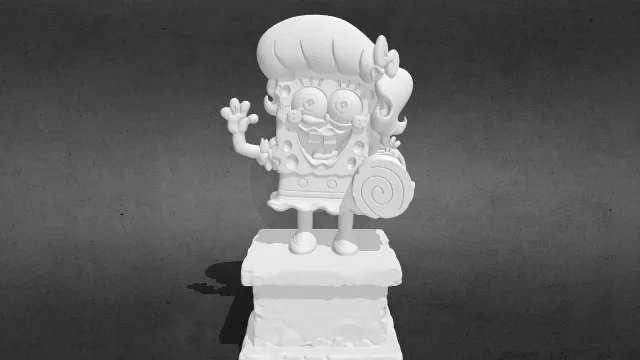女装海绵宝宝 不良丑女stl.stl