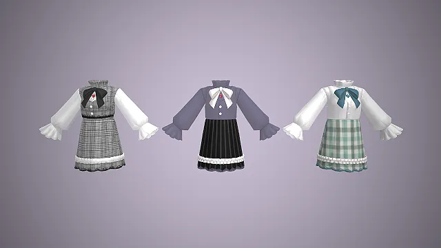 水手服  学院风  游戏服饰  制服套装