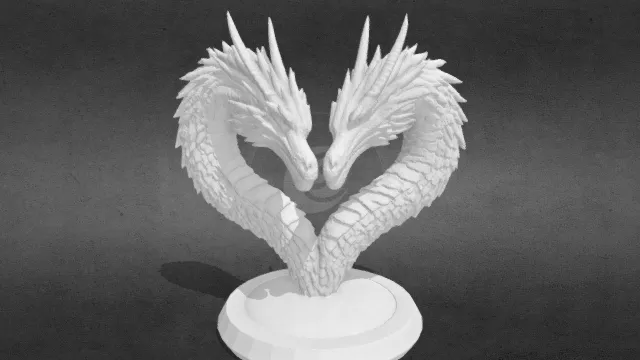 龙之心雕像_obj_L