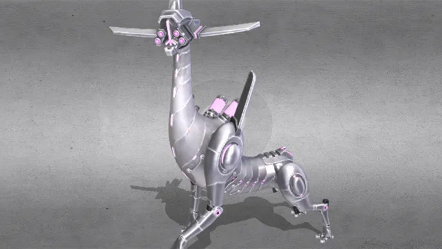 机械鹿机器动物模型