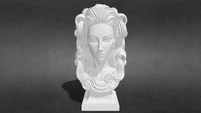 水瓶座女士 送水者 星座stl.stl