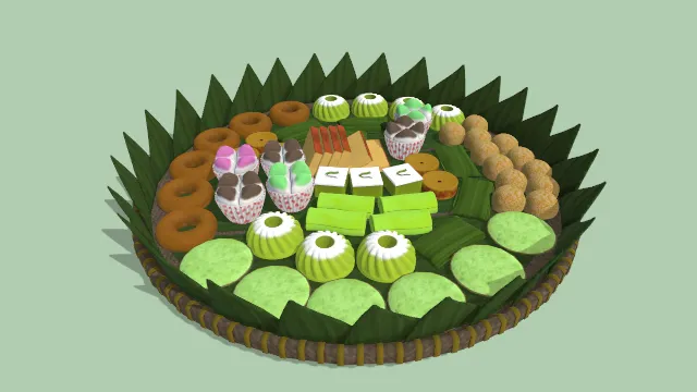 印尼传统蛋糕甜点食物